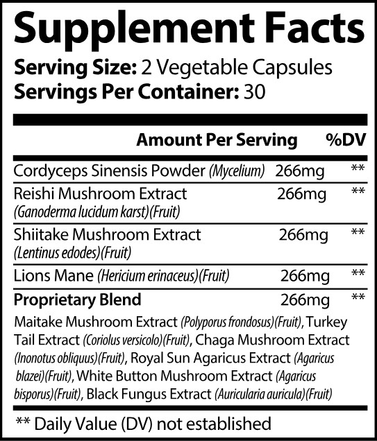10 Mushroom Vitality Complex