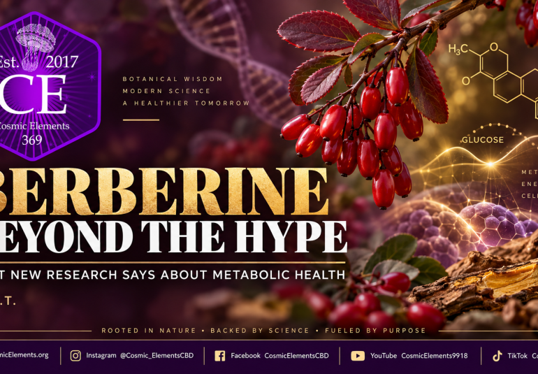Berberine for metabolic health research by Cosmic Elements